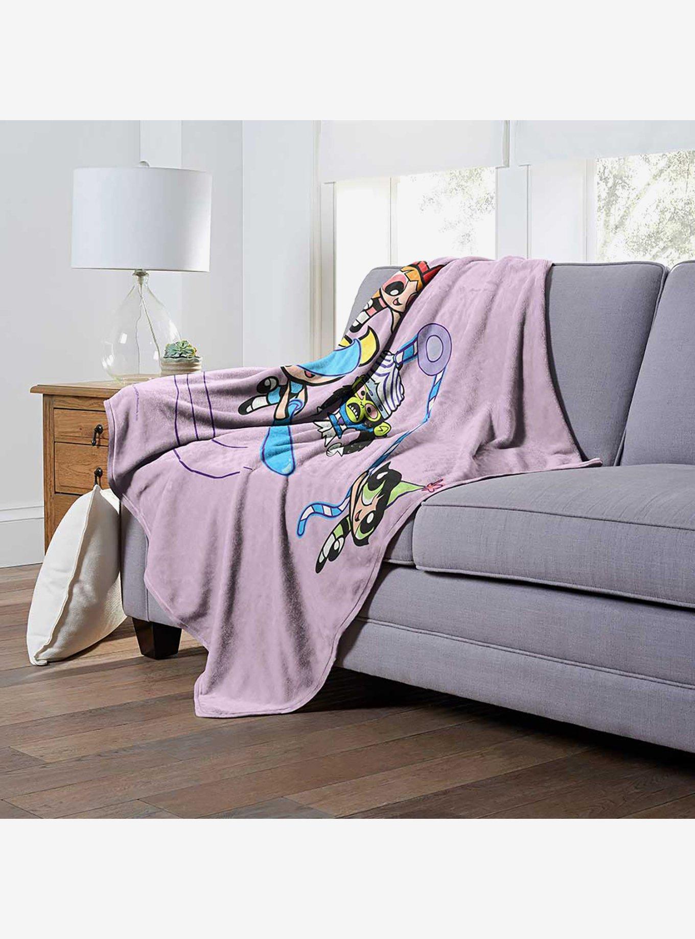 Powerpuff Girls Birthday Bash The Baddie Silk Touch Throw Blanket, , alternate