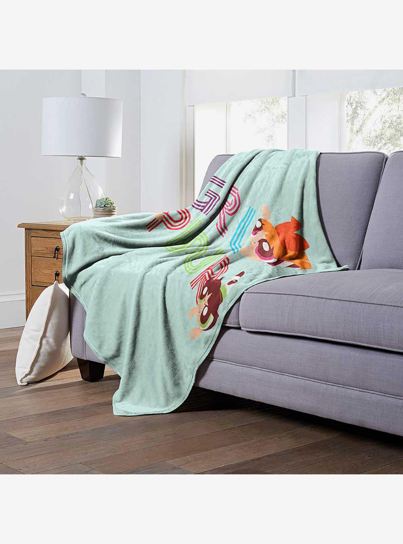 Powerpuff Girls Girl Power Silk Touch Throw Blanket, , alternate
