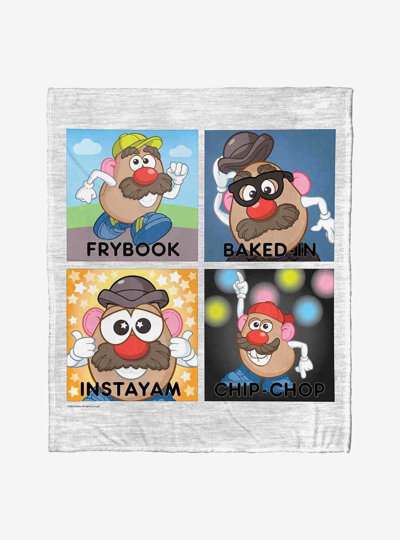 Mr. Potato Head Social Media Silk Touch Throw Blanket, , hi-res