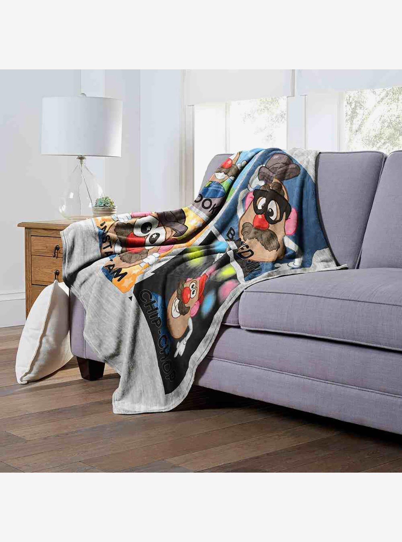 Mr. Potato Head Social Media Silk Touch Throw Blanket, , alternate