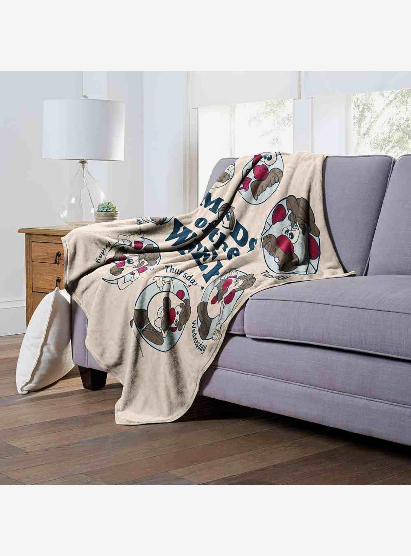 Mr. Potato Head Weekly Mood Silk Touch Throw Blanket, , alternate