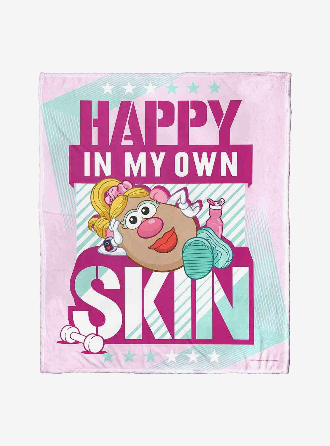 Mr. Potato Head Happy In My Own Skin Silk Touch Throw Blanket, , hi-res