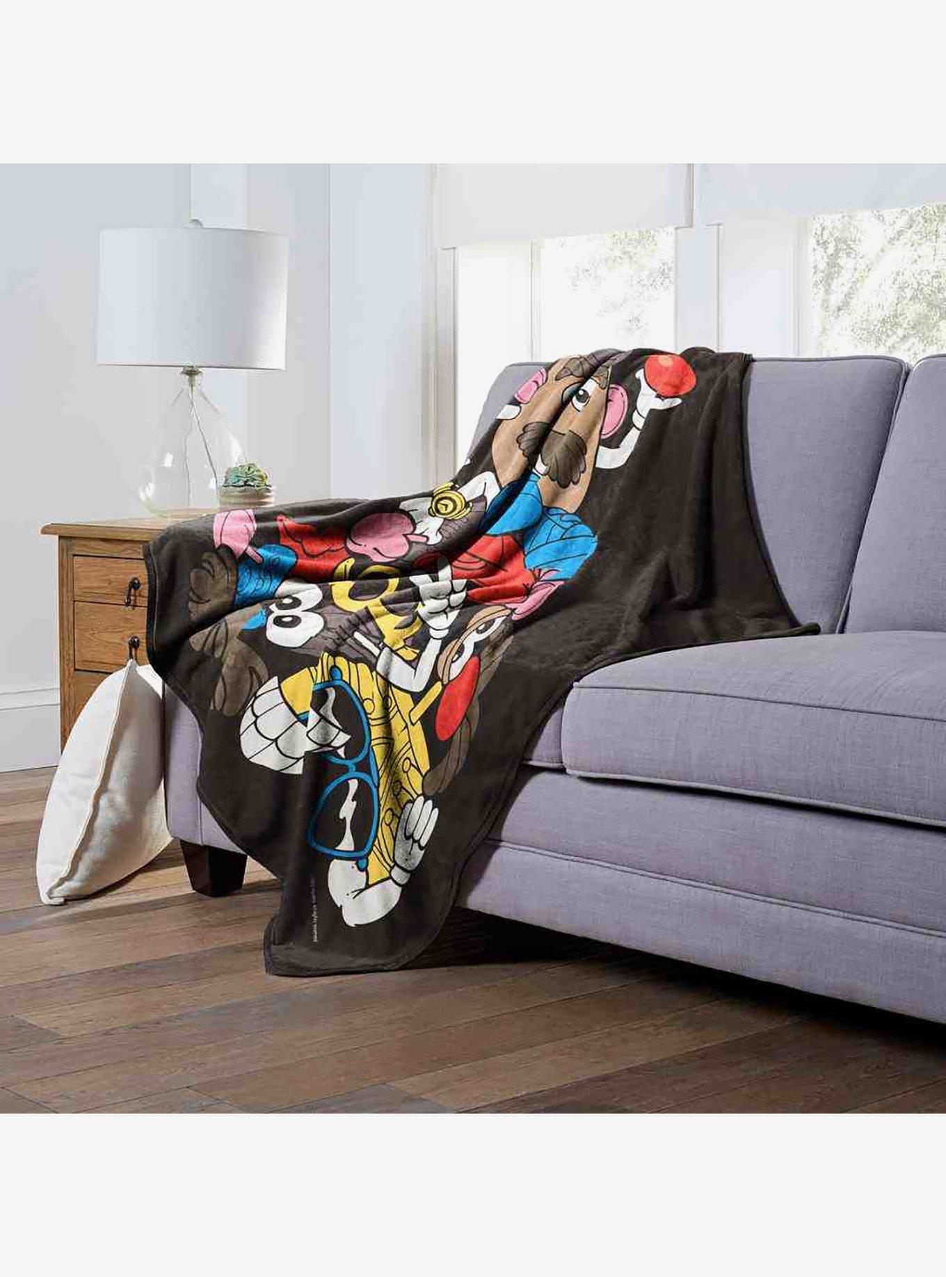 Mr. Potato Head Piece Keeper Silk Touch Throw Blanket, , alternate