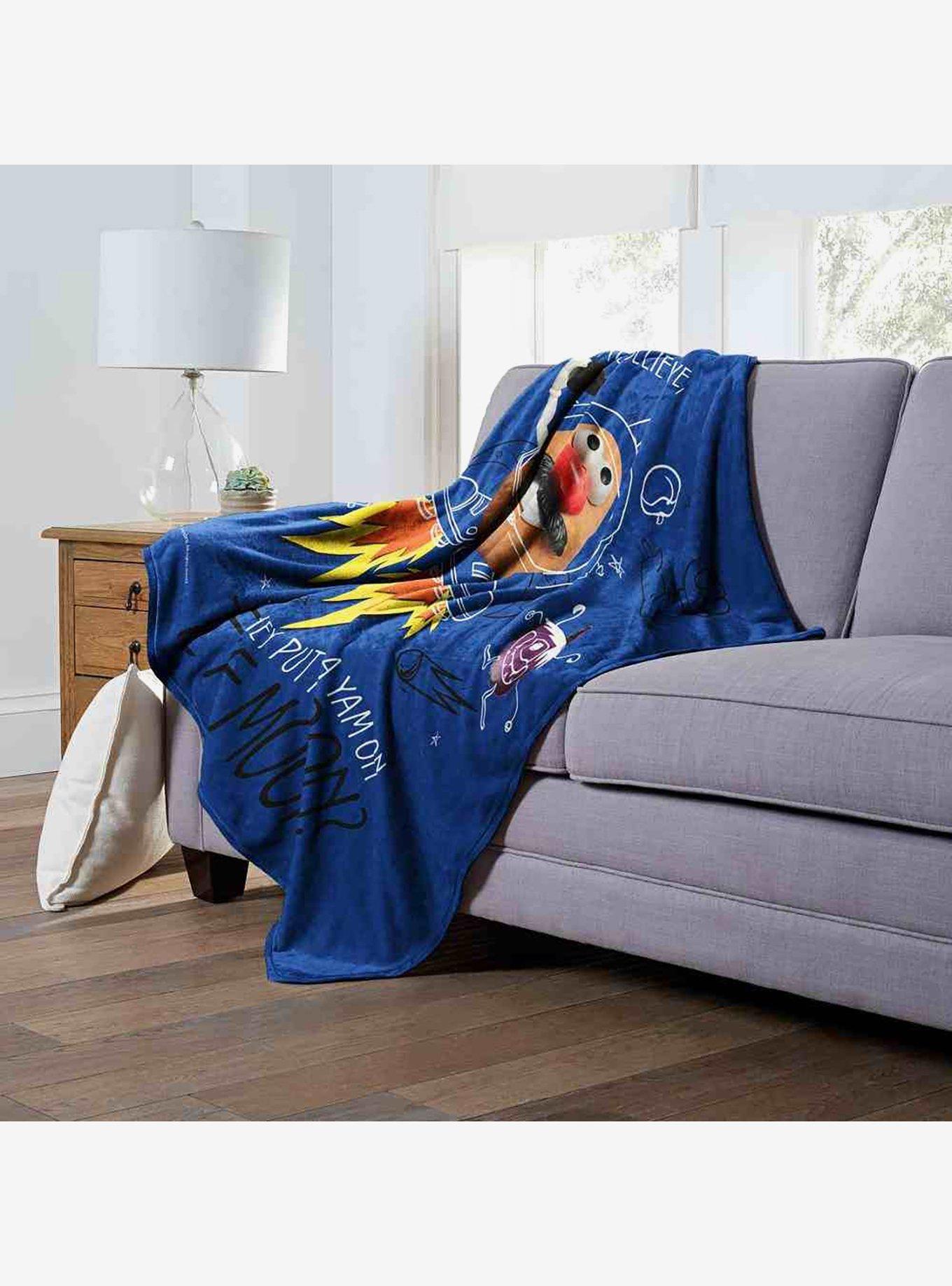 Mr. Potato Head A Yam On The Moon Silk Touch Throw Blanket, , alternate