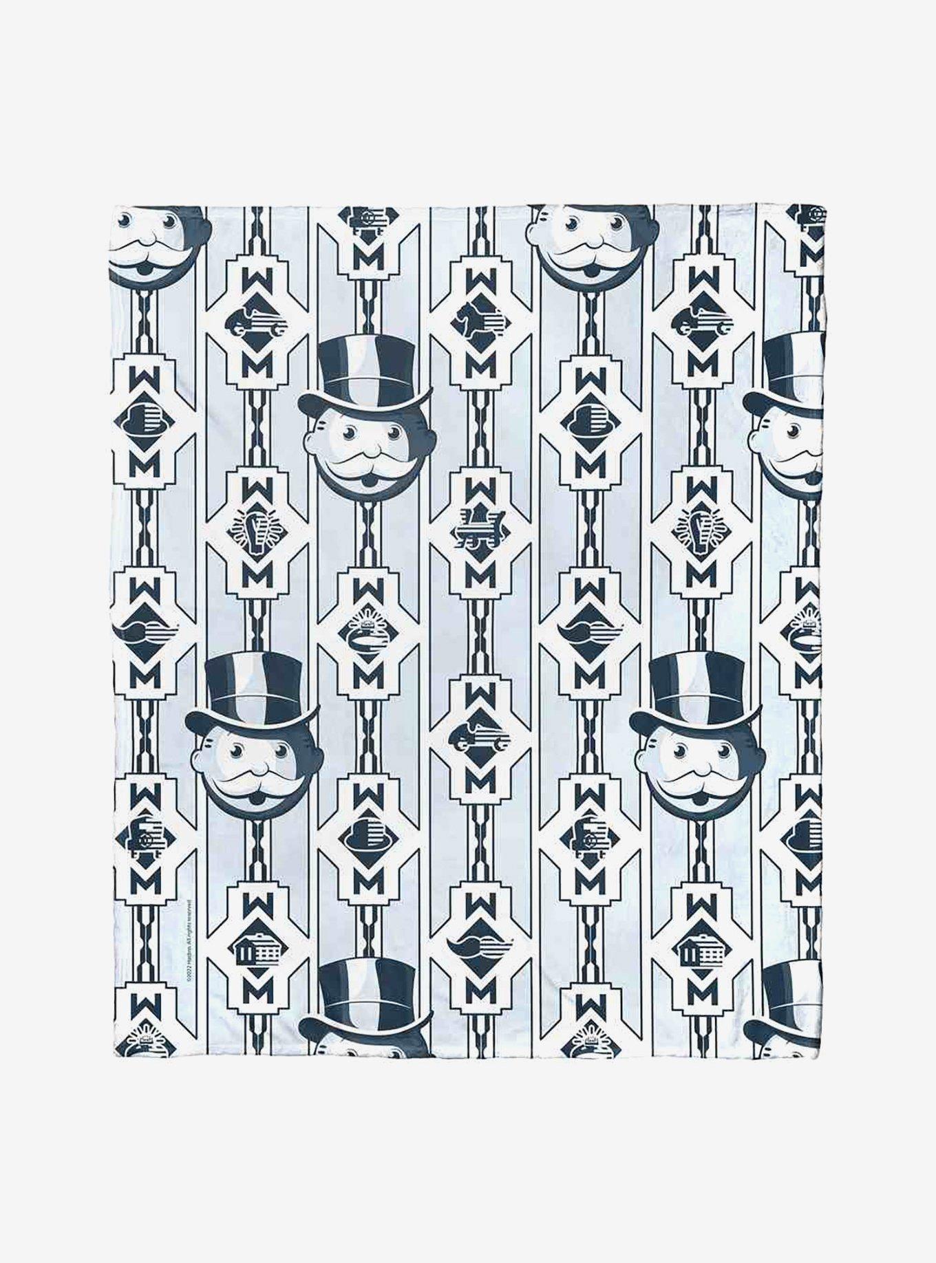 Monopoly Monopoly Man Silk Touch Throw Blanket, , hi-res