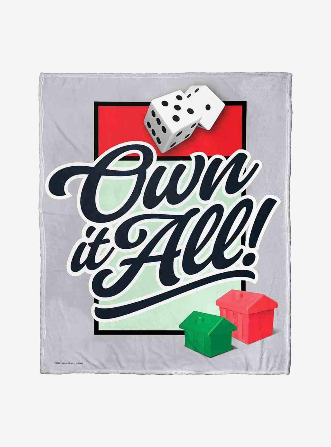 Monopoly Own It All Silk Touch Throw Blanket, , hi-res