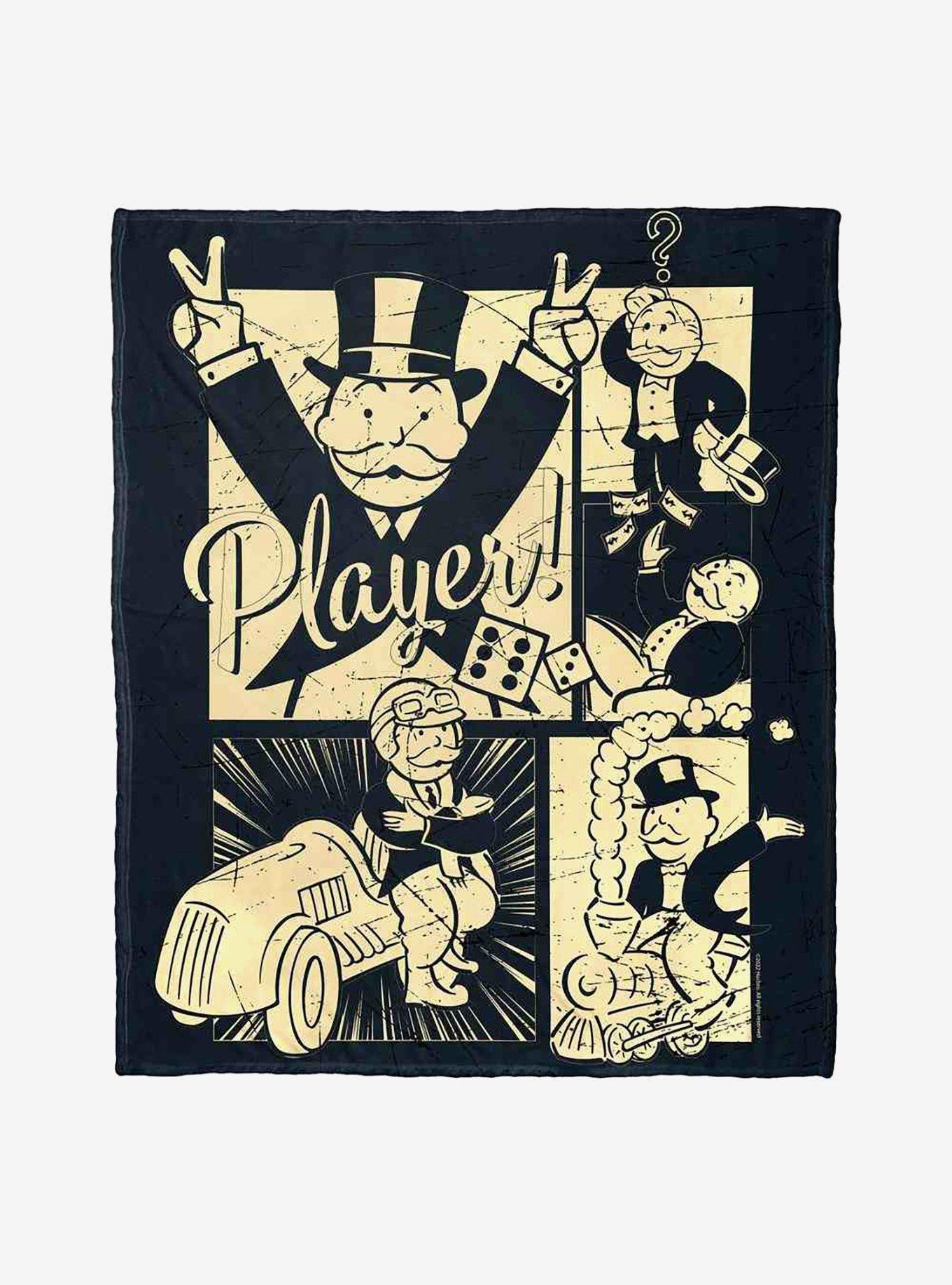Monopoly Player Silk Touch Throw Blanket, , hi-res