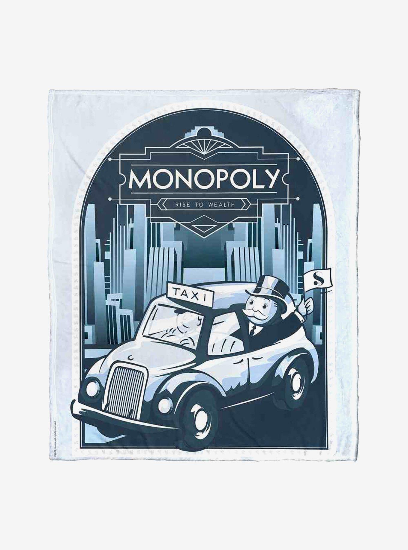 Monopoly Rise To Wealth Silk Touch Throw Blanket, , alternate