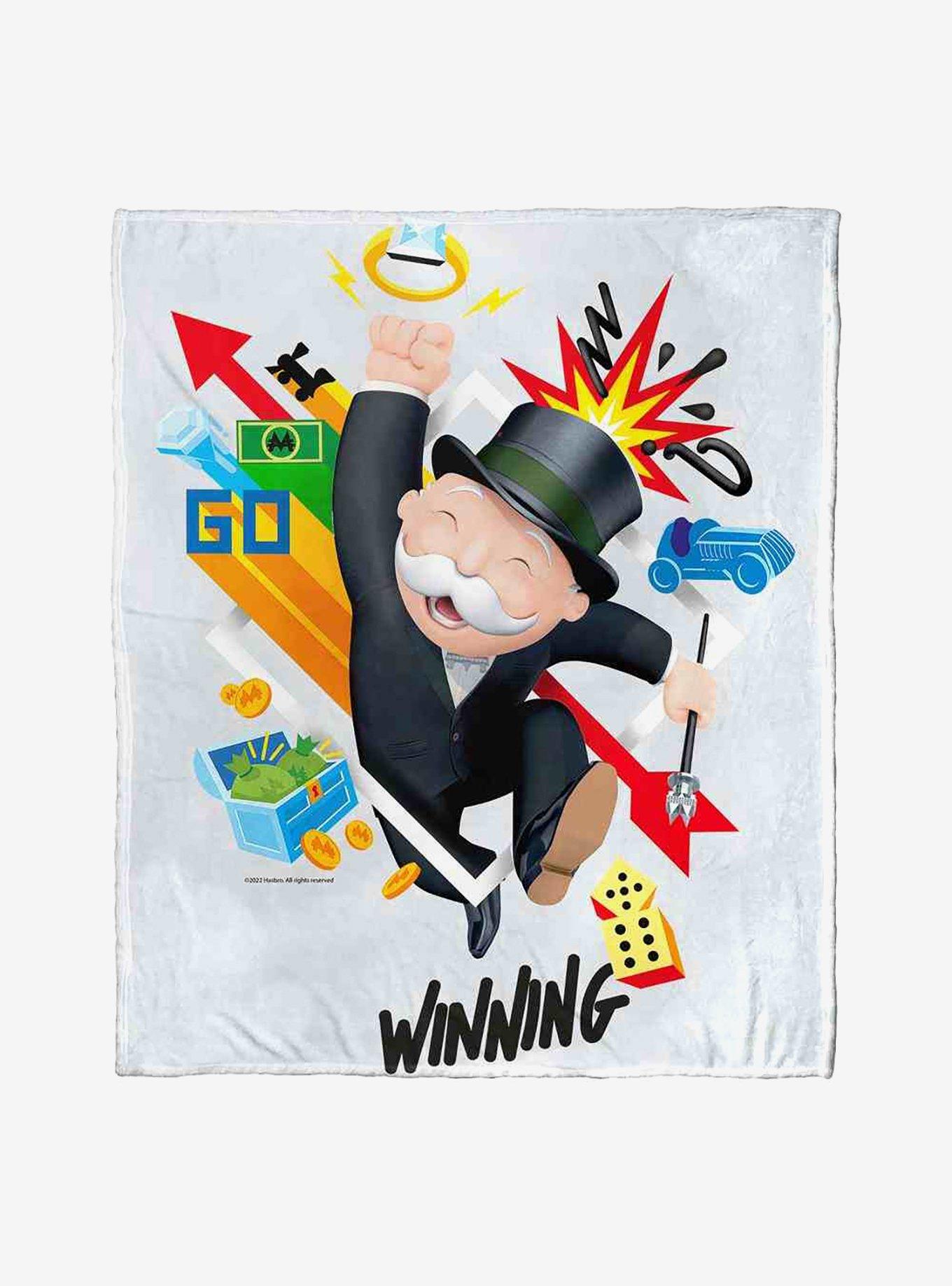 Monopoly Always Winning Silk Touch Throw Blanket, , hi-res