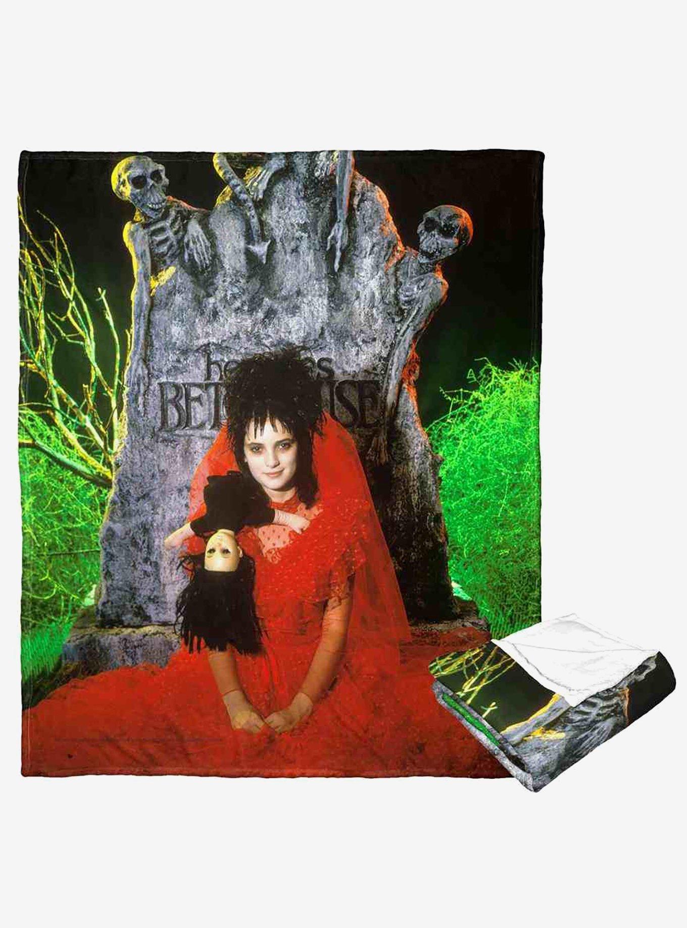 Beetlejuice Here Lies Beetlejuice Silk Touch Throw Blanket, , hi-res