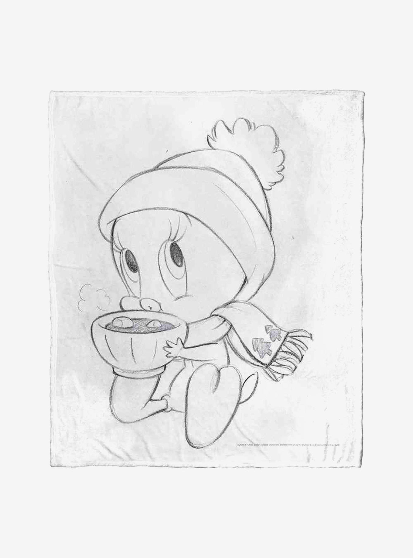 Looney Tunes Tweety Bird Cocoa Silk Touch Throw Blanket, , hi-res