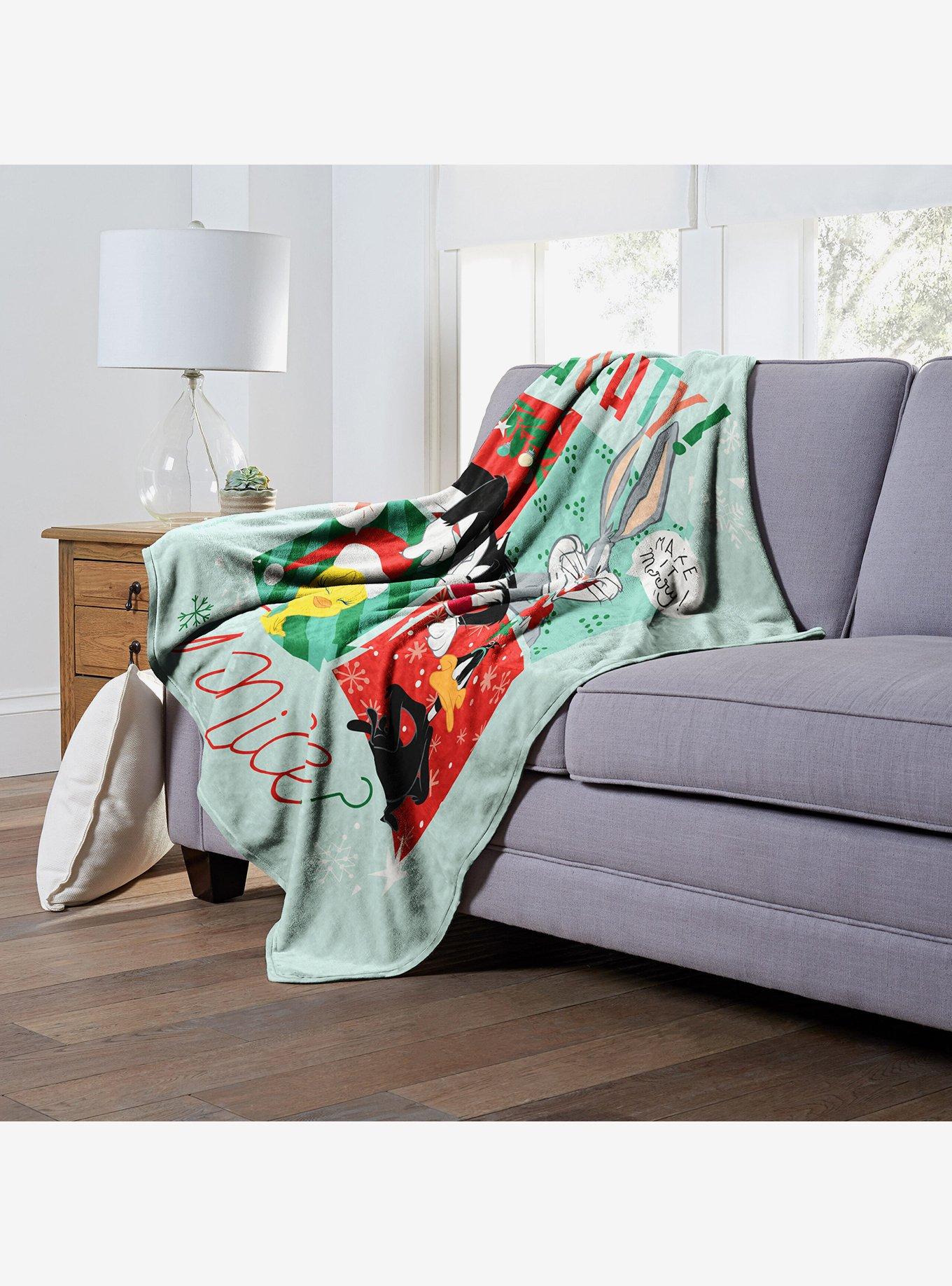 Looney Tunes Naughty Or Nice Silk Touch Throw Blanket, , alternate