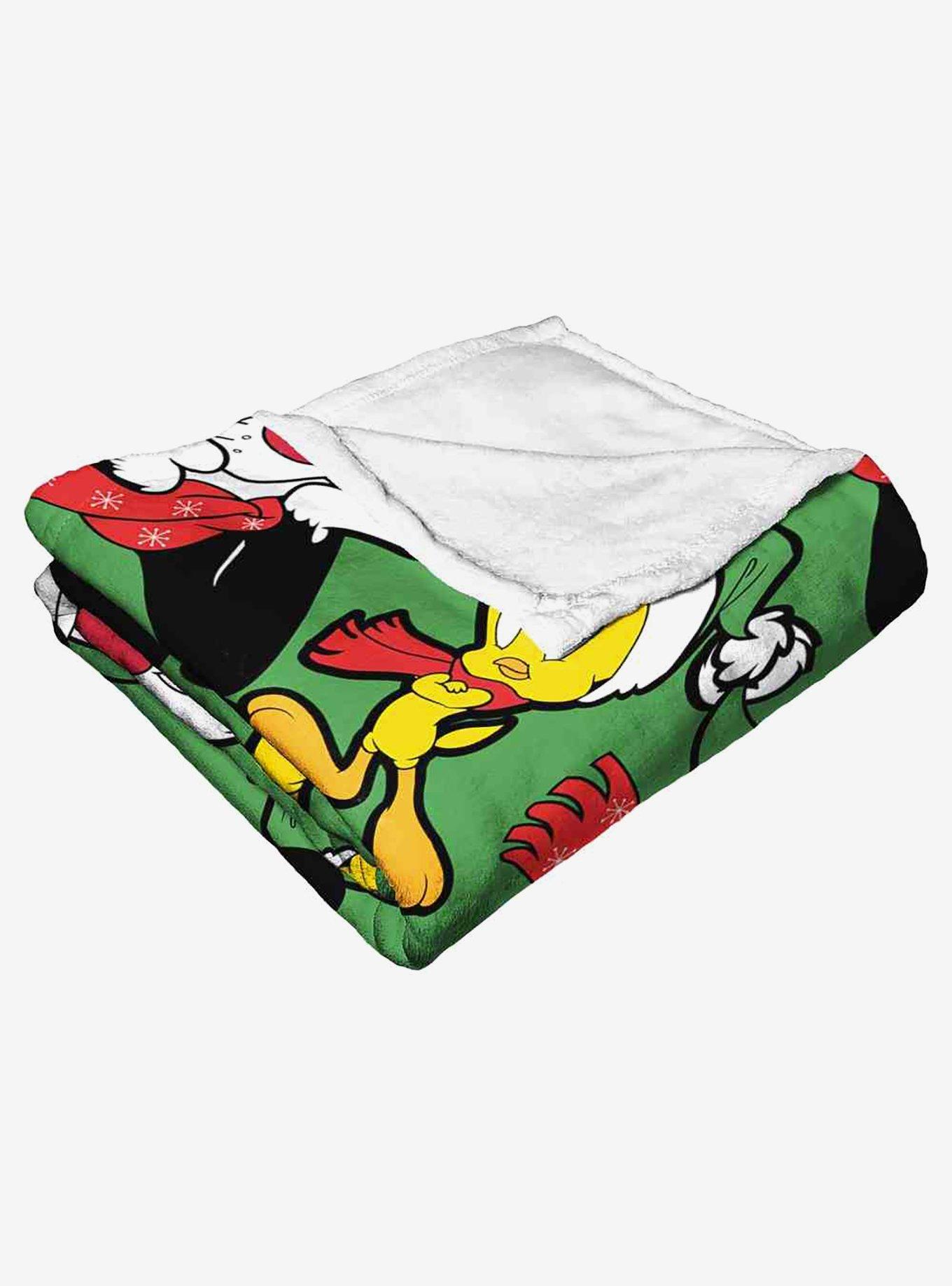 Looney Tunes Holiday Dreamers Silk Touch Throw Blanket, , alternate