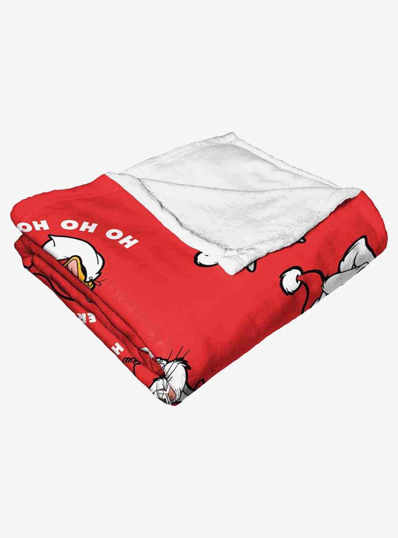Looney Tunes Merry Merry Silk Touch Throw Blanket, , alternate
