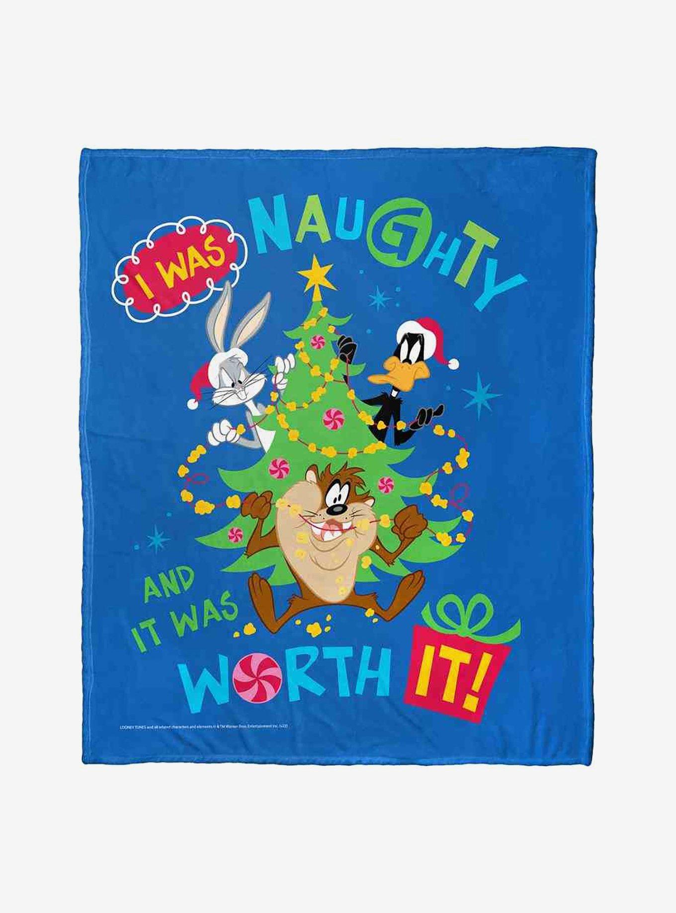 Looney Tunes Naught And Worth It Silk Touch Throw Blanket, , hi-res
