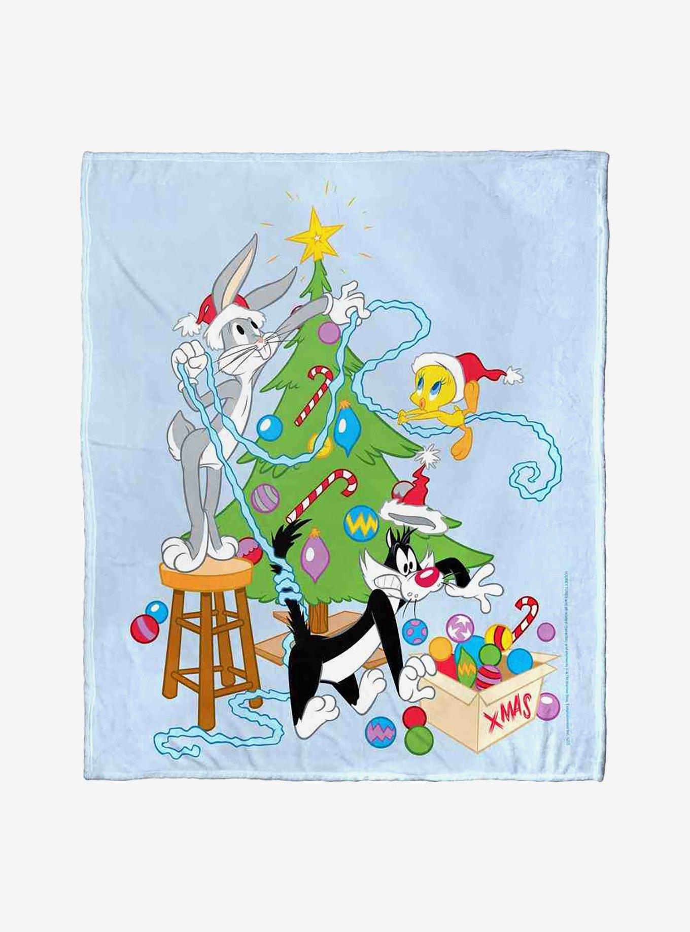 Looney Tunes Decoration Shenanigans Silk Touch Throw Blanket, , hi-res