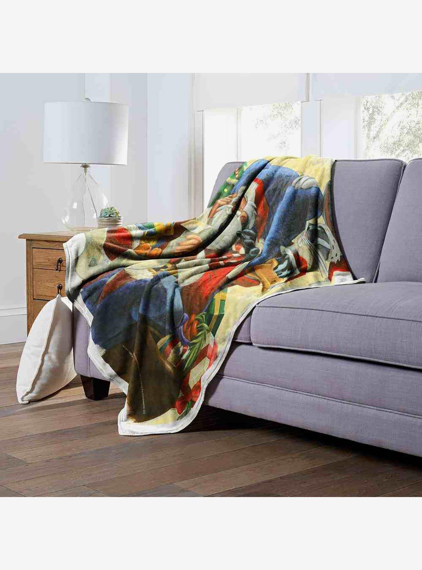 Looney Tunes Check It Twice Silk Touch Throw Blanket, , alternate