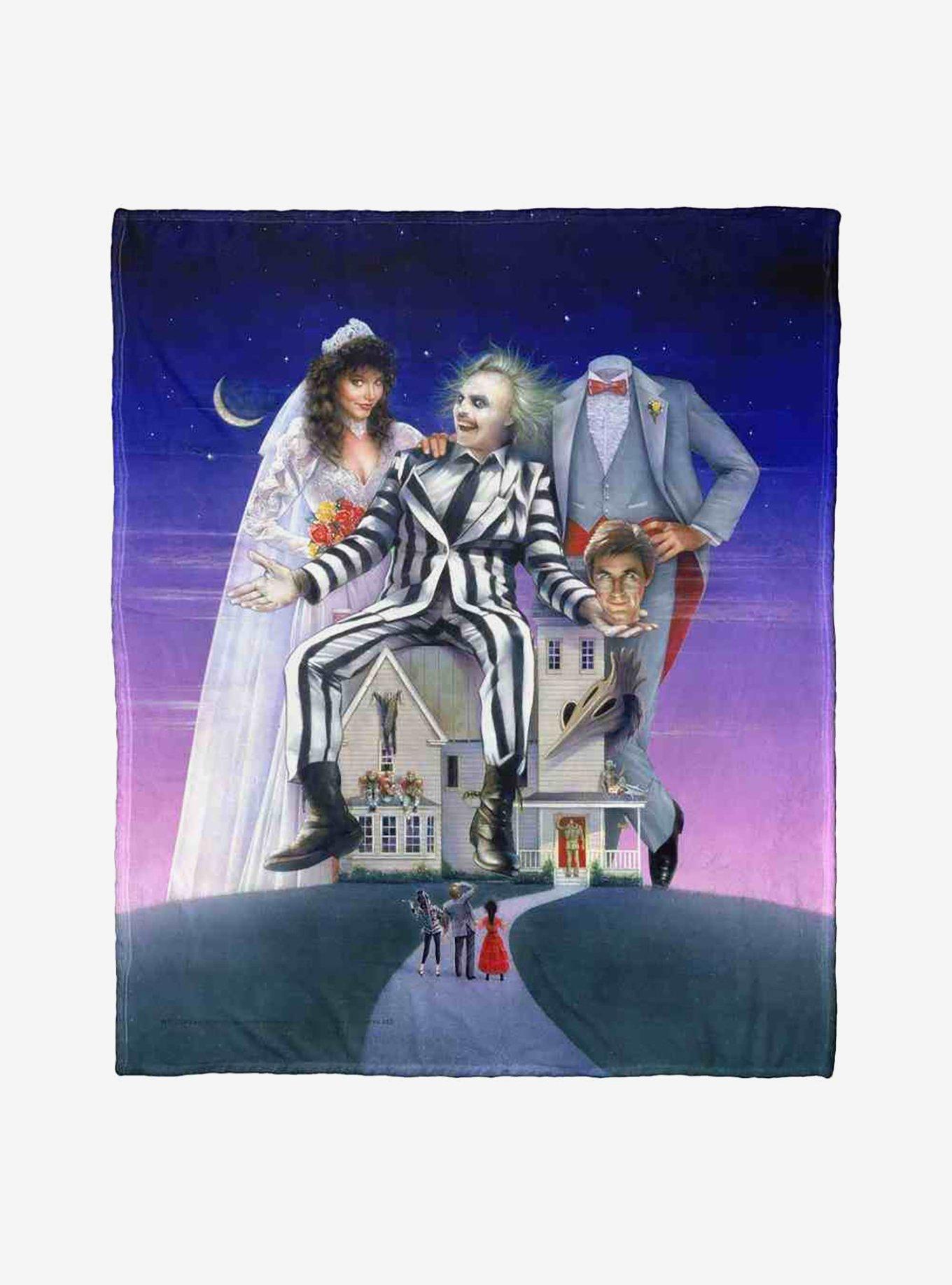 Beetlejuice Vintage Beetlejuice Silk Touch Throw Blanket, , hi-res