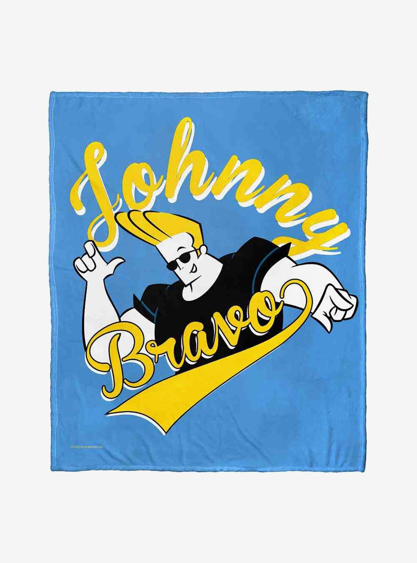 Johnny Bravo Varsity Johnny Silk Touch Throw Blanket, , hi-res