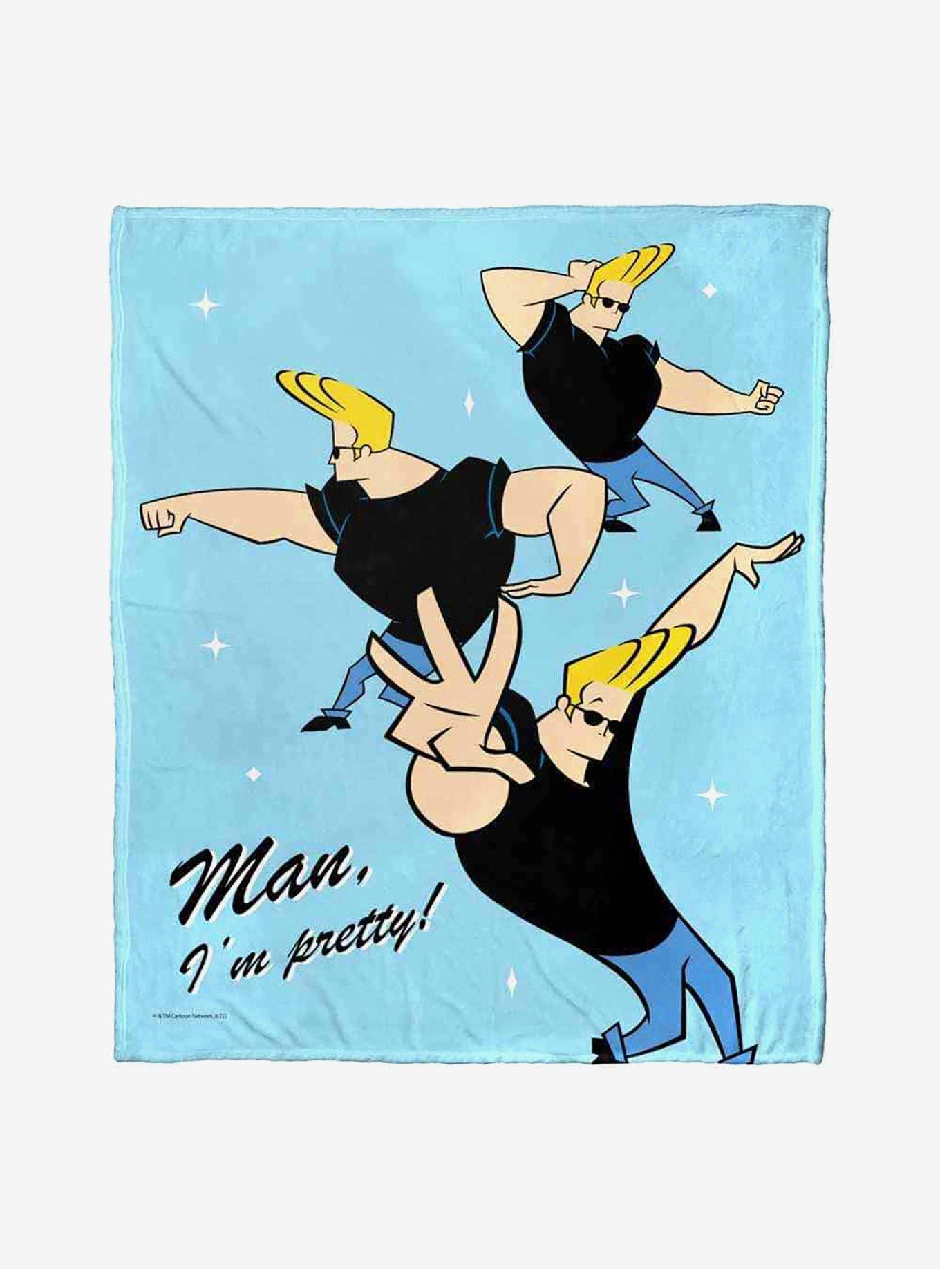 Johnny Bravo Smooth Moves Silk Touch Throw Blanket, , hi-res