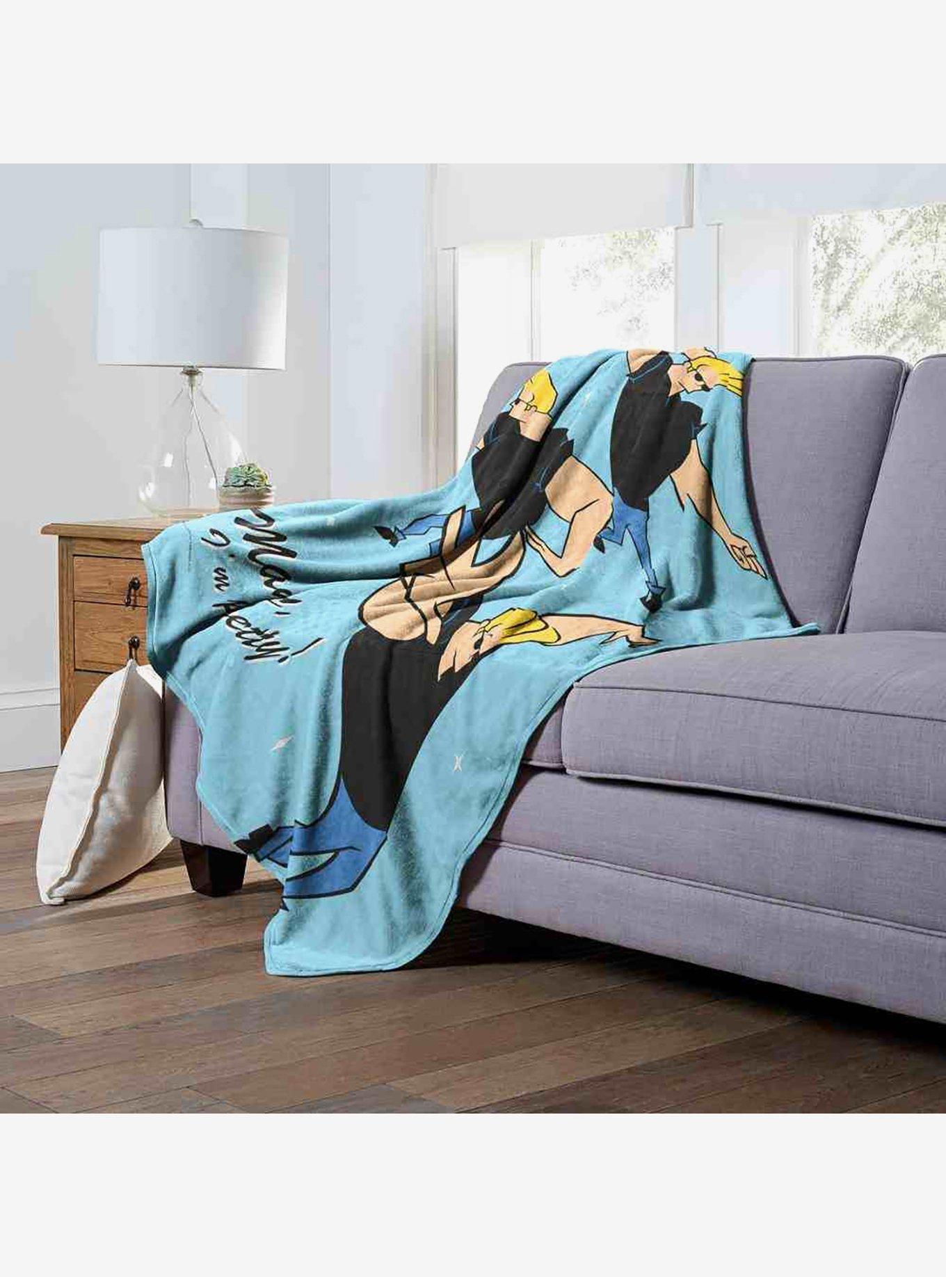 Johnny Bravo Smooth Moves Silk Touch Throw Blanket, , alternate