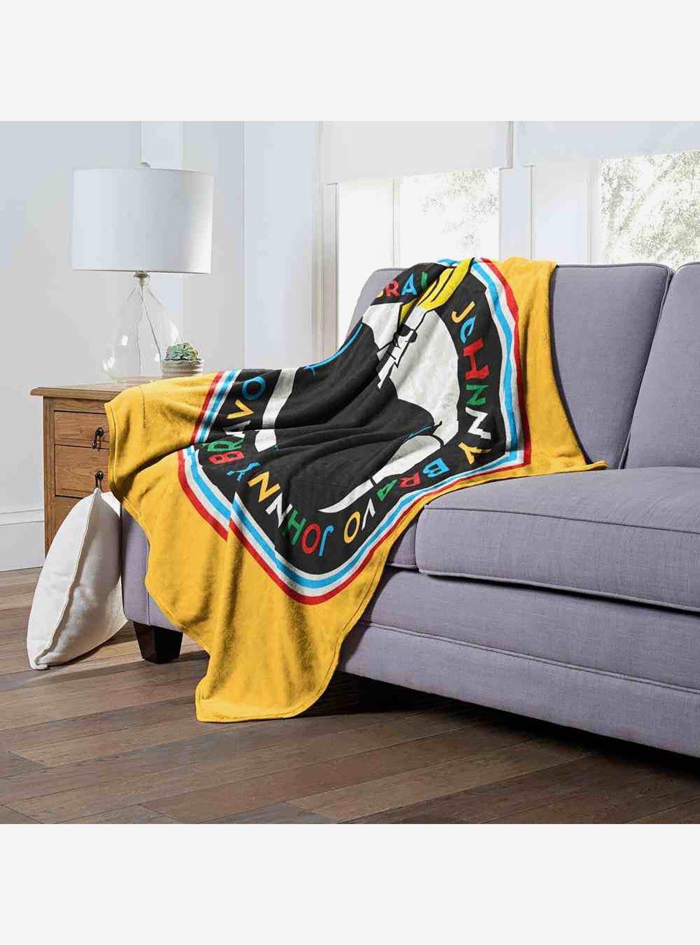 Johnny Bravo Johnny Bravo Silk Touch Throw Blanket, , alternate