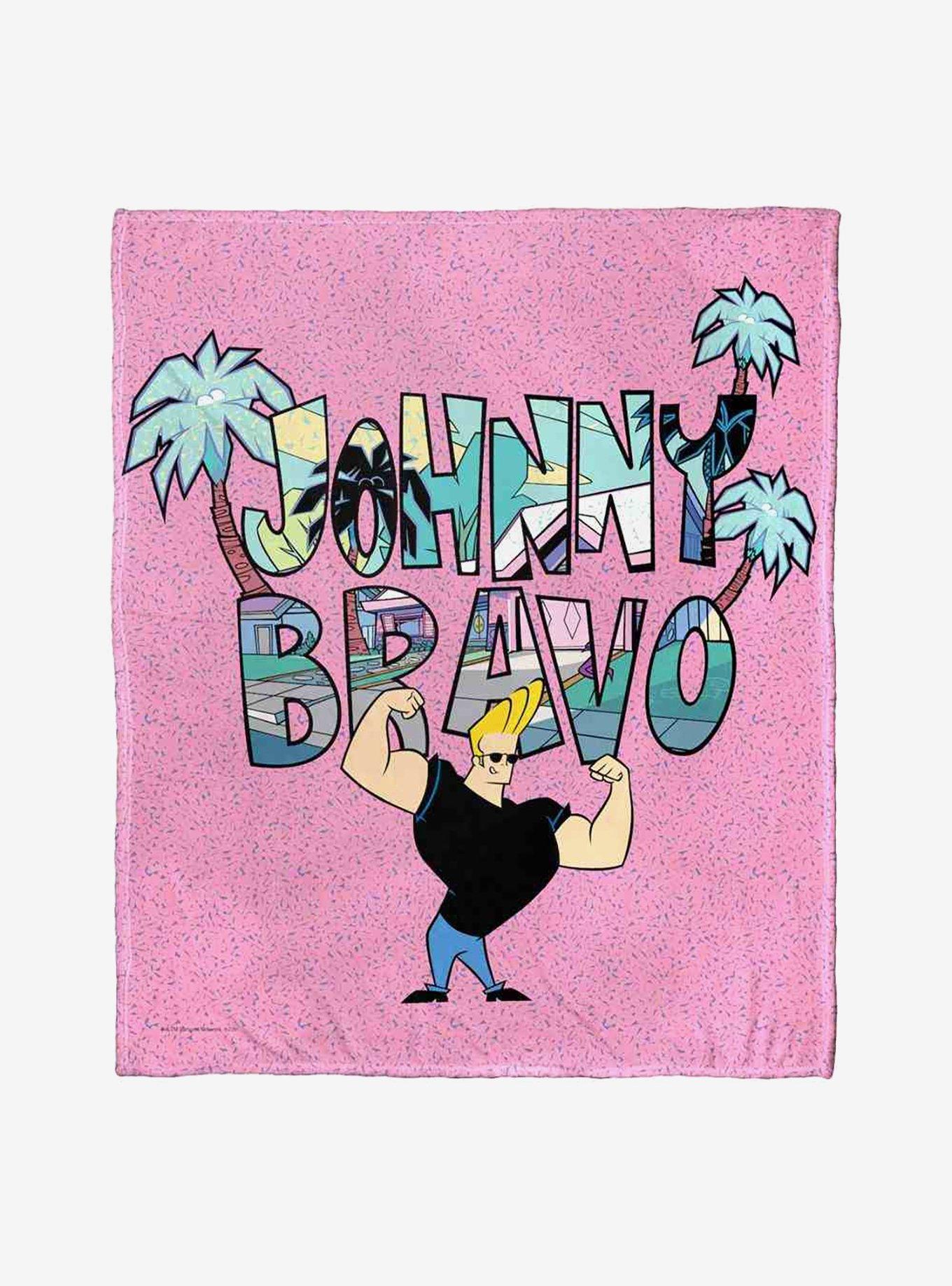 Johnny Bravo Johnny's Life Silk Touch Throw Blanket, , hi-res