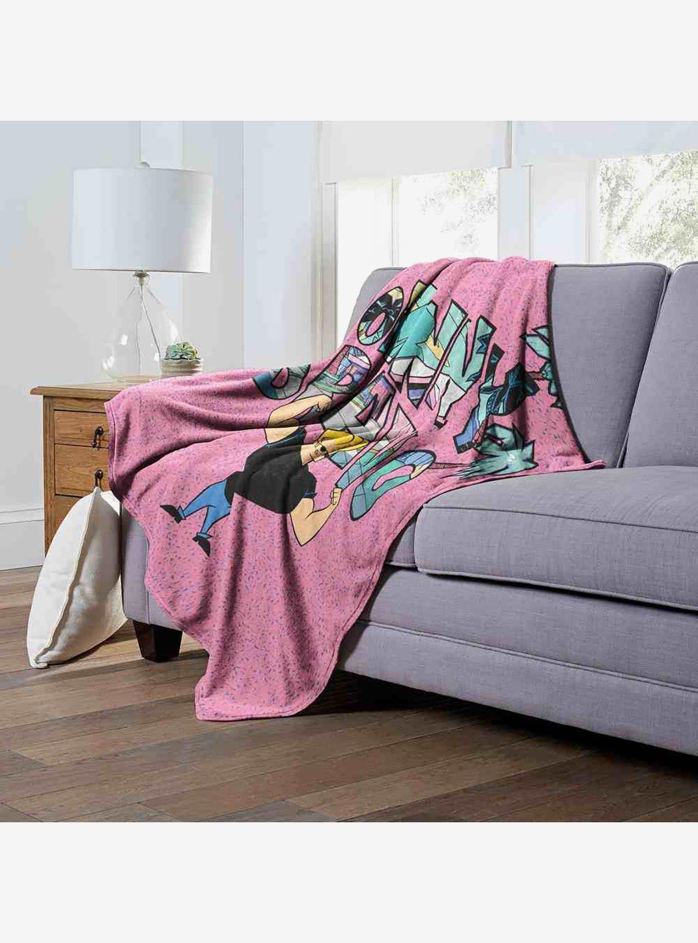 Johnny Bravo Johnny's Life Silk Touch Throw Blanket, , alternate