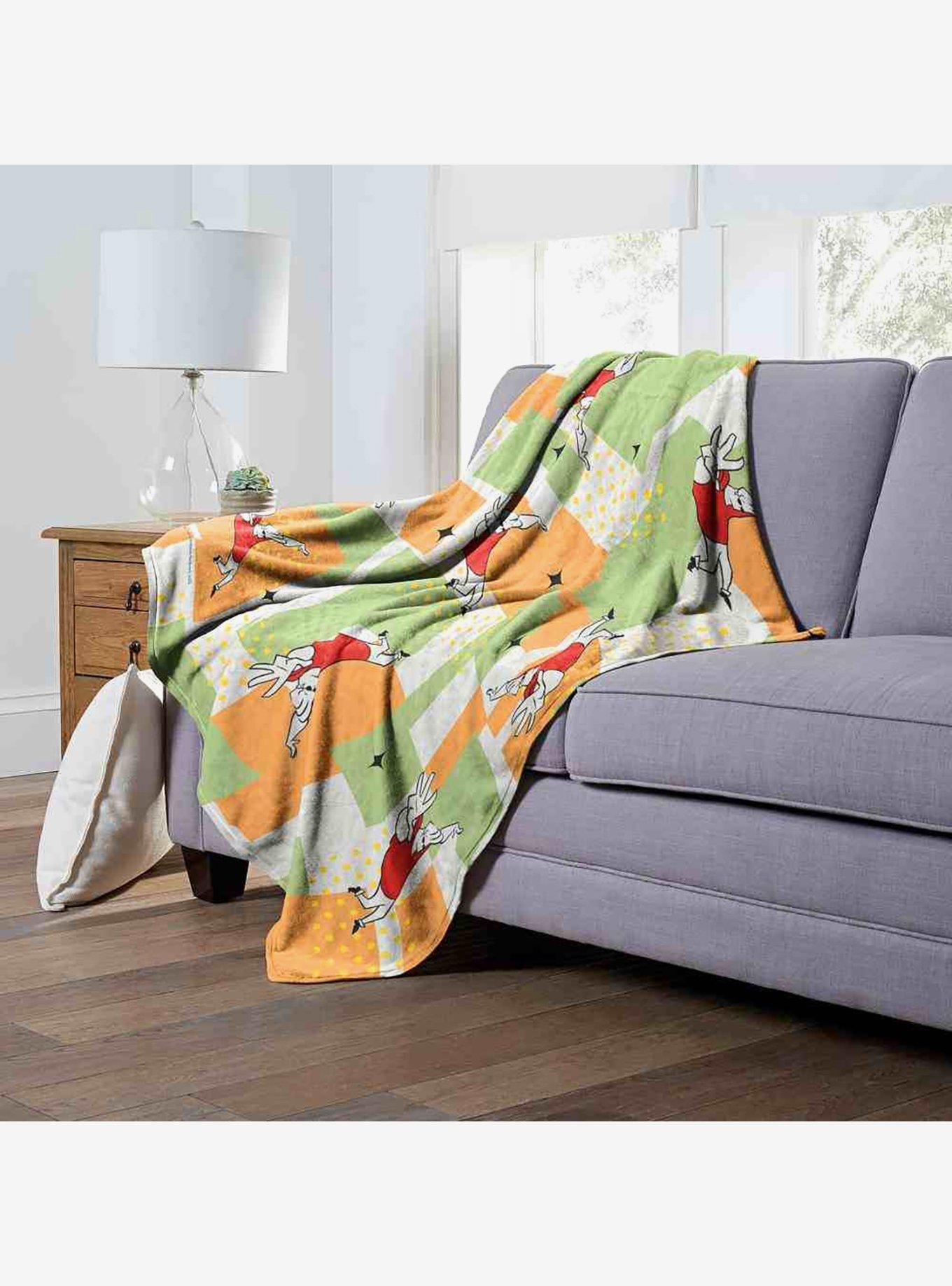Johnny Bravo Johnny's Moves Silk Touch Throw Blanket, , alternate