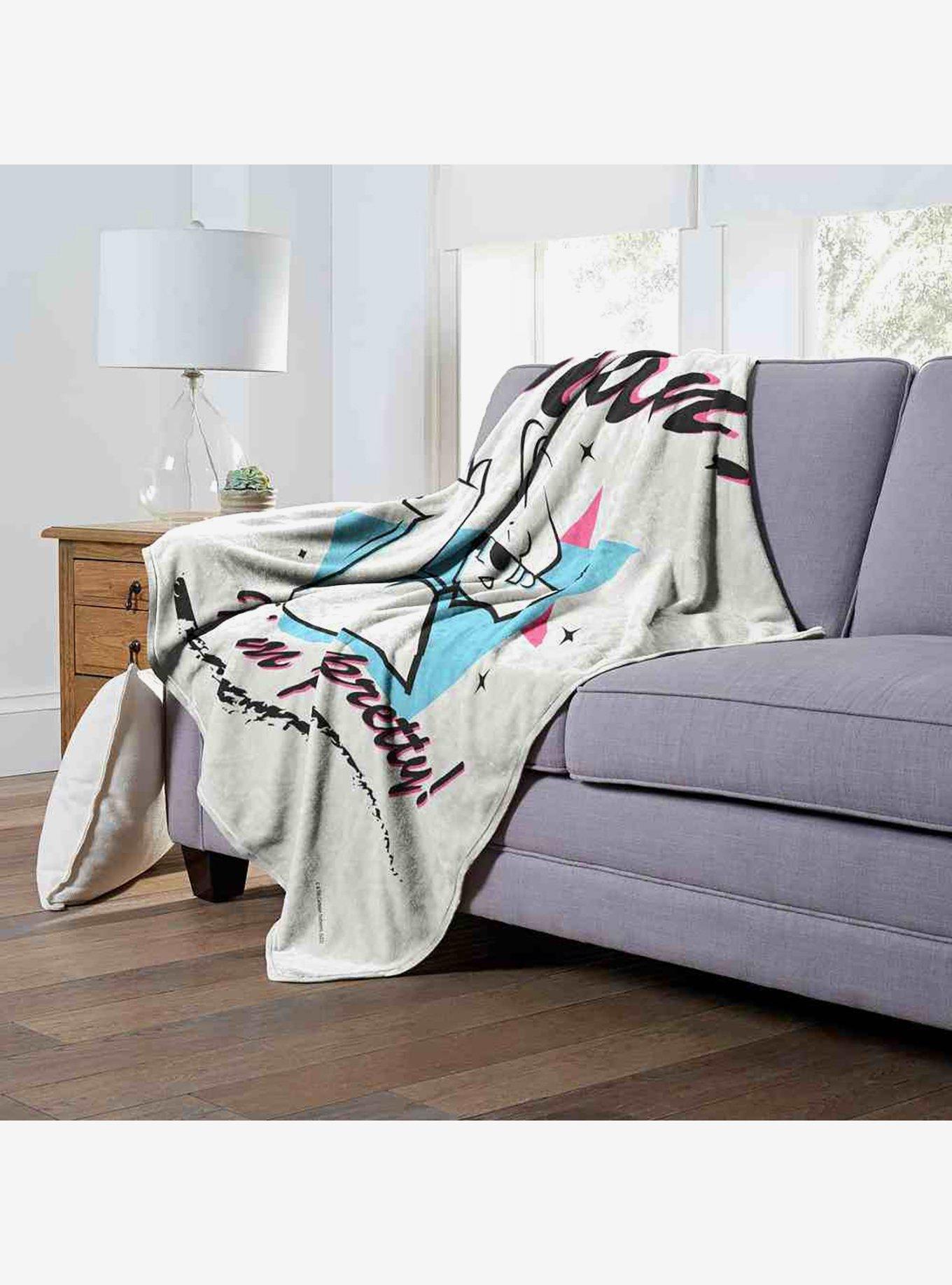 Johnny Bravo Man I'm Pretty Silk Touch Throw Blanket, , alternate