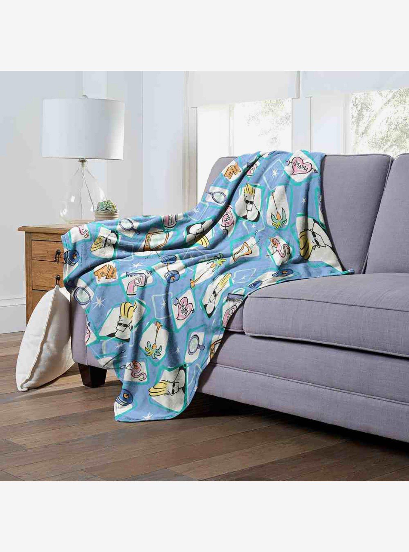 Johnny Bravo All Things Johnny Bravo Silk Touch Throw Blanket, , alternate