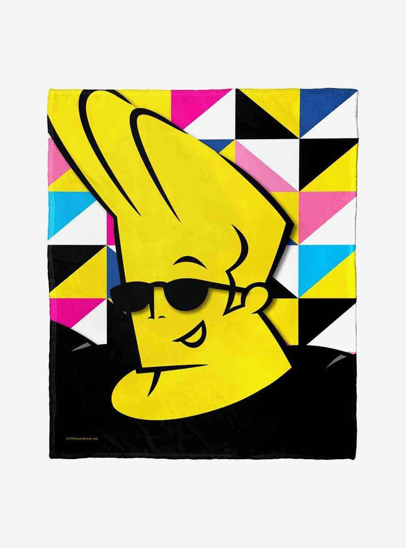 Johnny Bravo Geometric Johnny Silk Touch Throw Blanket, , hi-res
