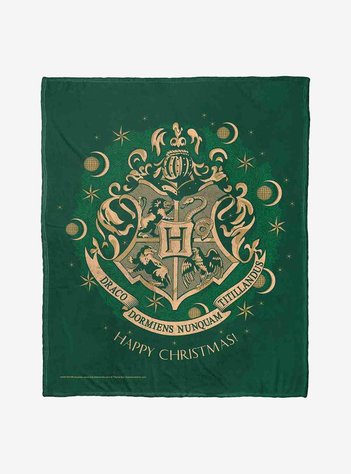 Harry Potter Happy Christmas Silk Touch Throw Blanket, , hi-res