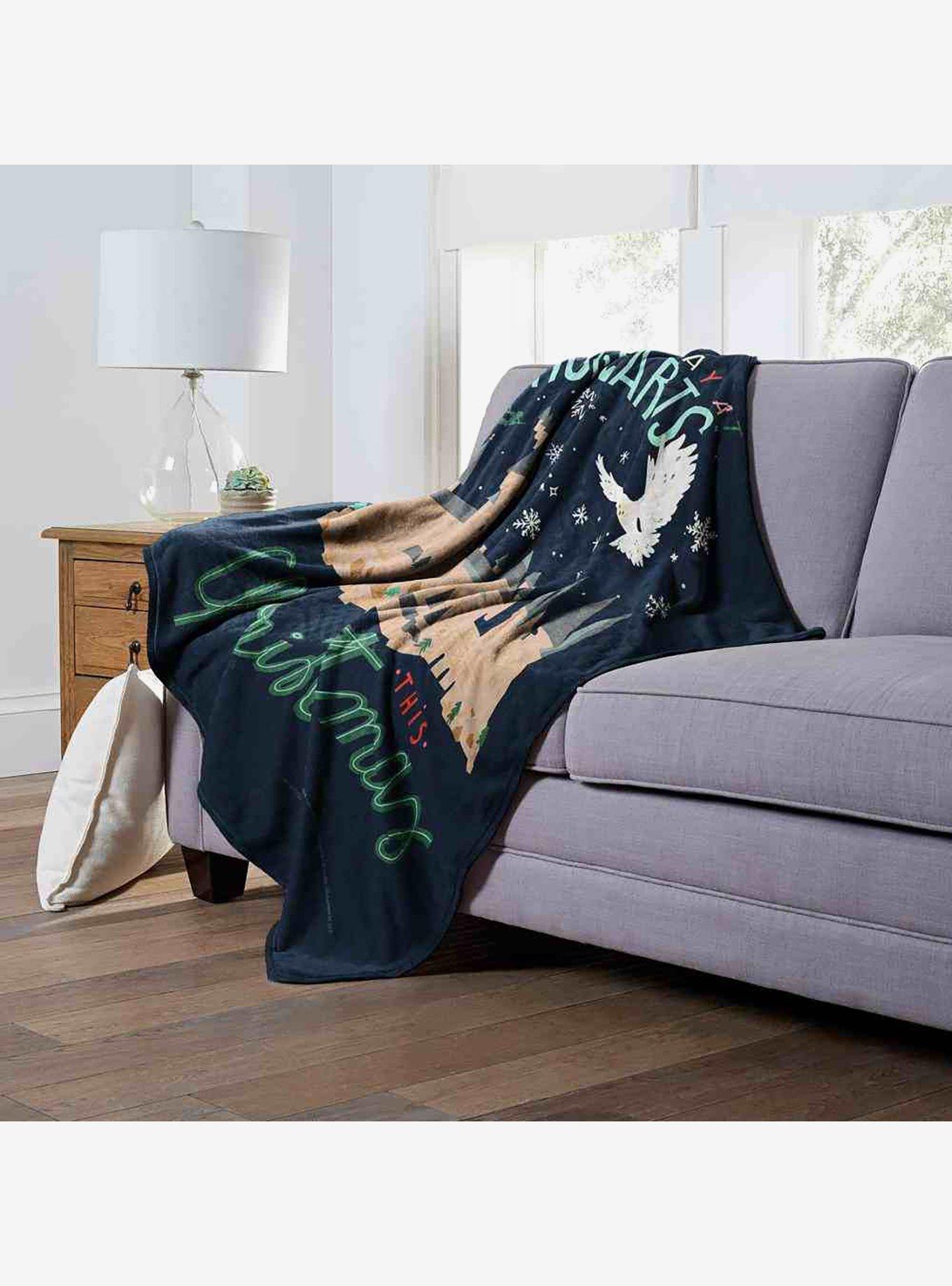 Harry Potter Rather Stay At Hogwarts Silk Touch Throw Blanket, , alternate