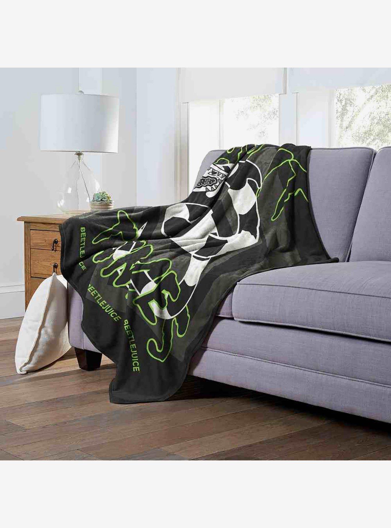 Beetlejuice Say It Three Times Silk Touch Throw Blanket, , alternate