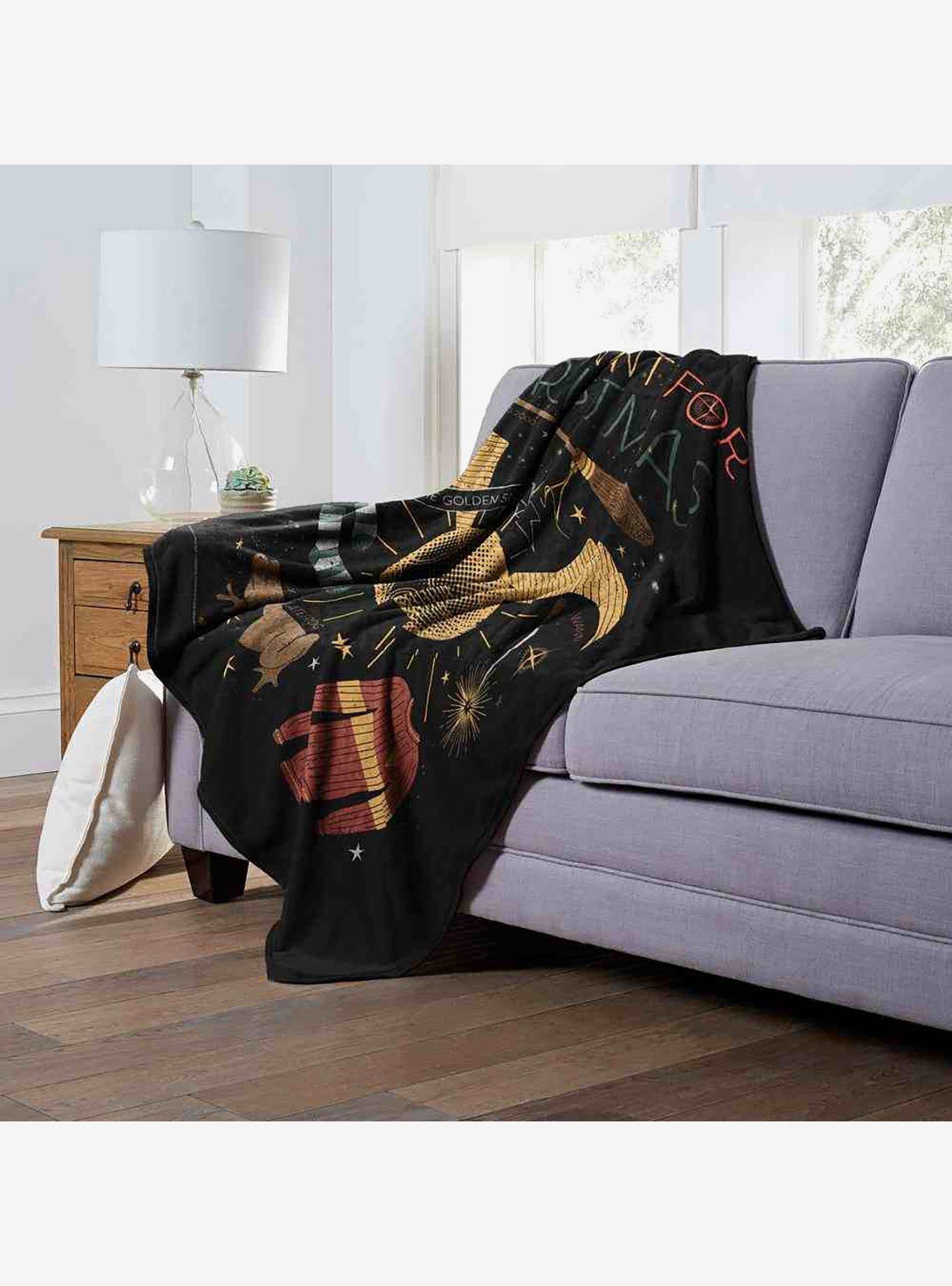 Harry Potter All I Want For Christmas Silk Touch Throw Blanket, , alternate