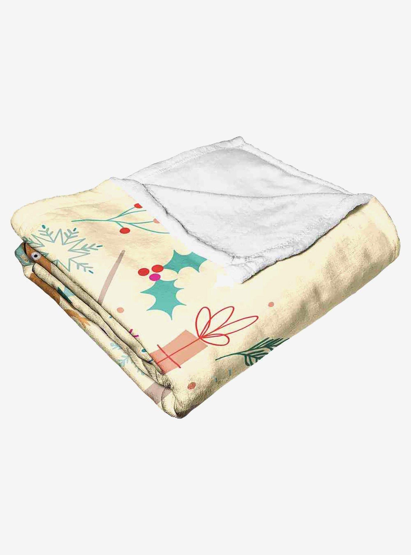 Harry Potter Everything Happy This Chirstmas Silk Touch Throw Blanket, , alternate