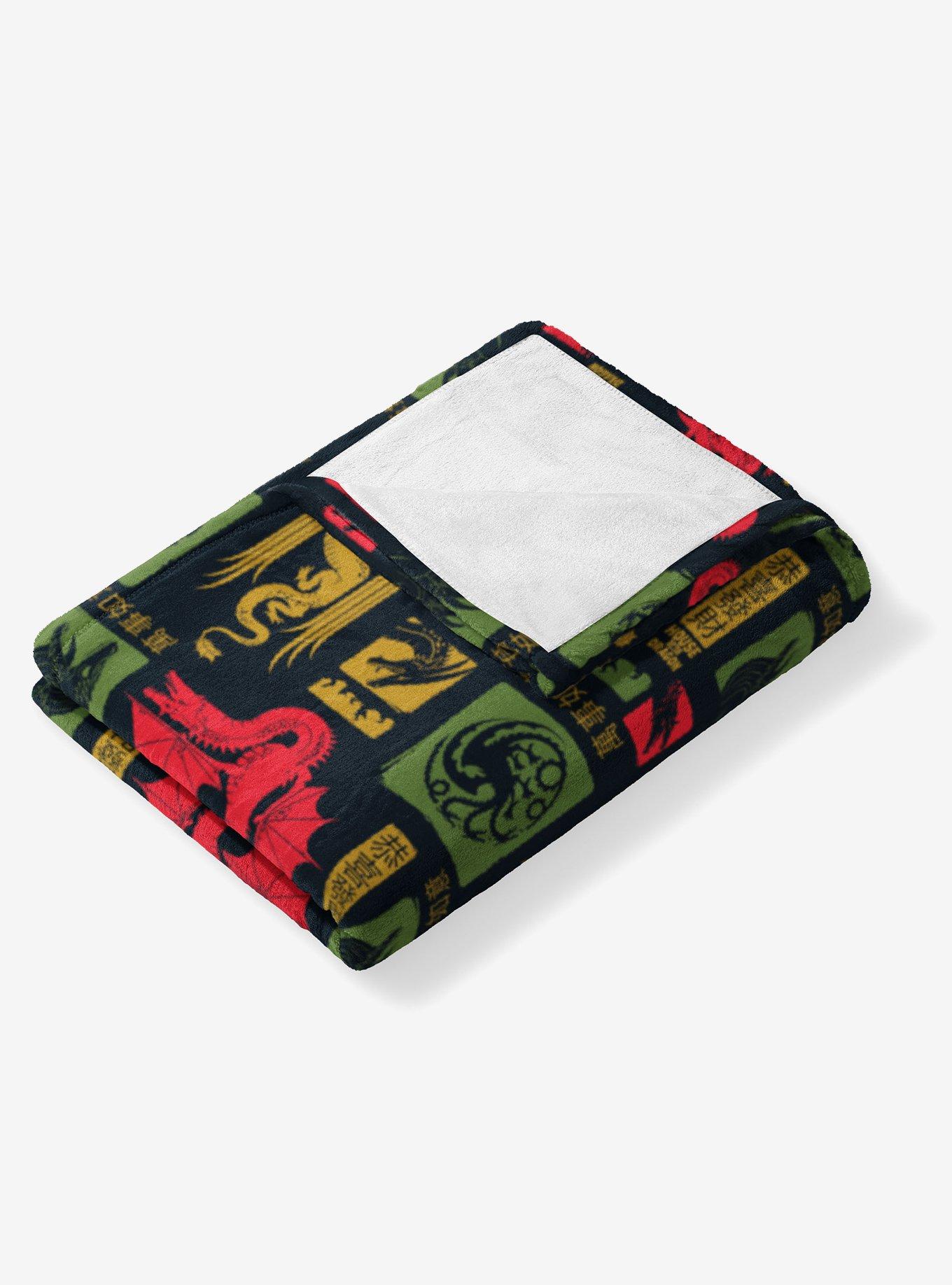 Game Of Thrones Year of the Dragon Dragon Pattern Silk Touch Throw Blanket, , alternate