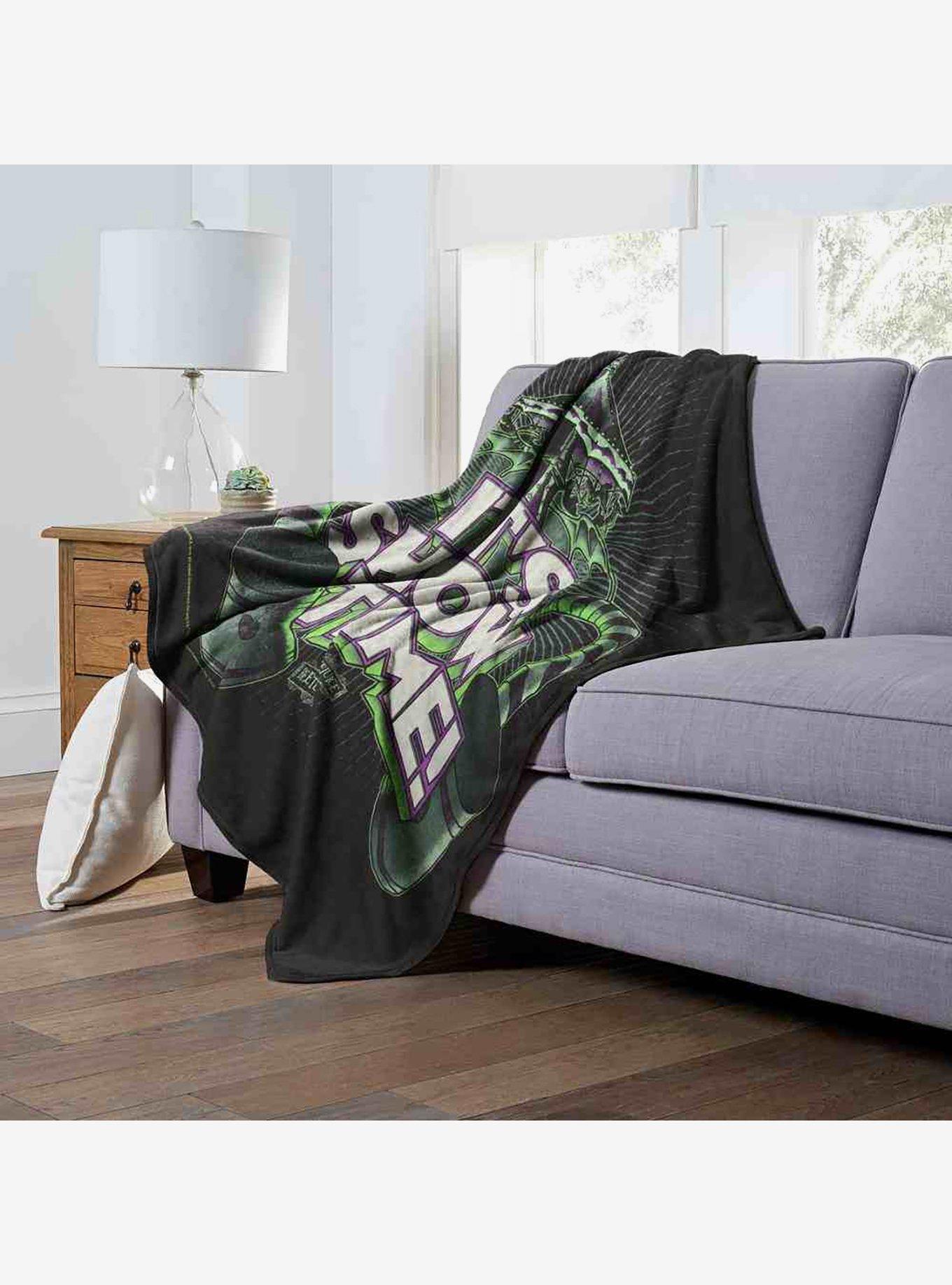 Beetlejuice Showtime Silk Touch Throw Blanket, , alternate