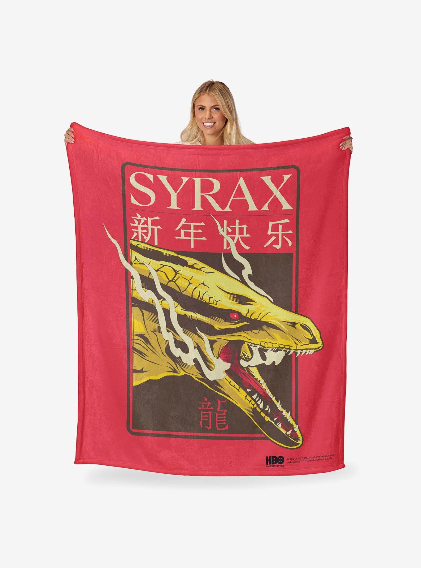 Game Of Thrones Year of the Dragon Syrax Silk Touch Throw Blanket, , hi-res