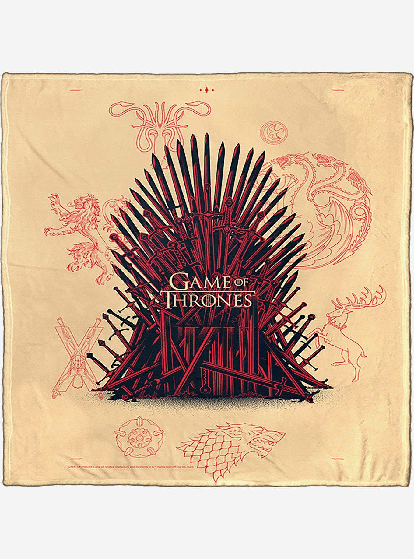 Game Of Thrones Iconography Silk Touch Throw Blanket, , alternate