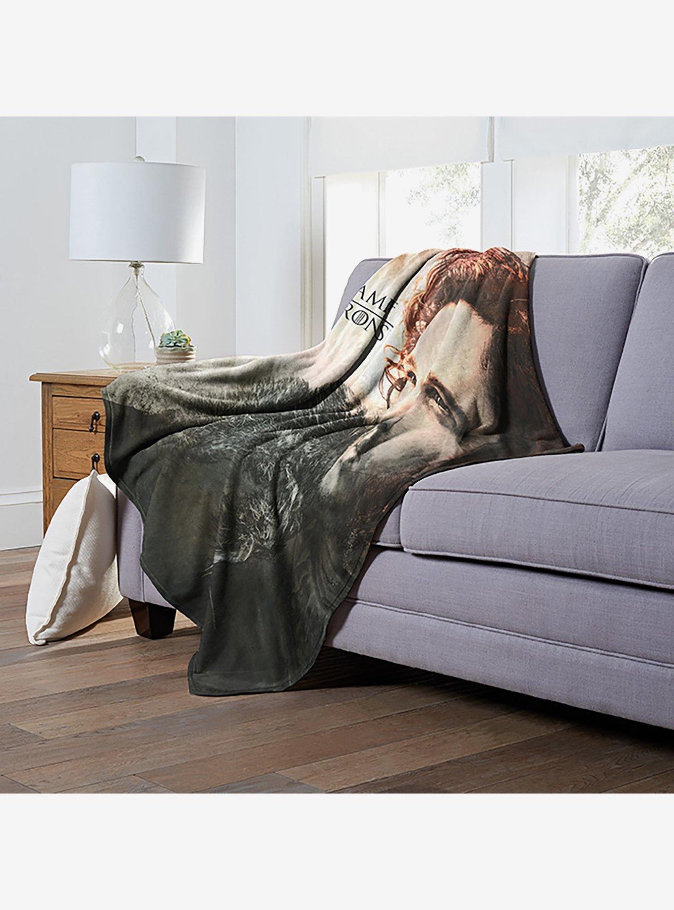 Game Of Thrones Jon Season 2 Silk Touch Throw Blanket, , alternate