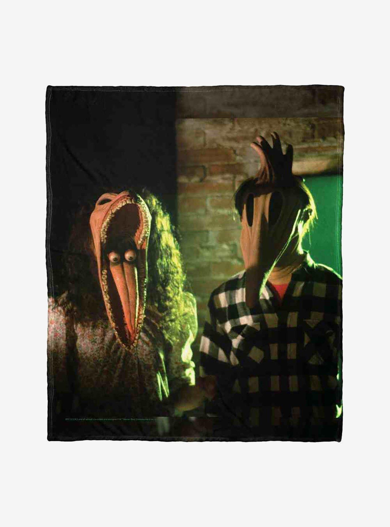 Beetlejuice Deformed Silk Touch Throw Blanket, , hi-res