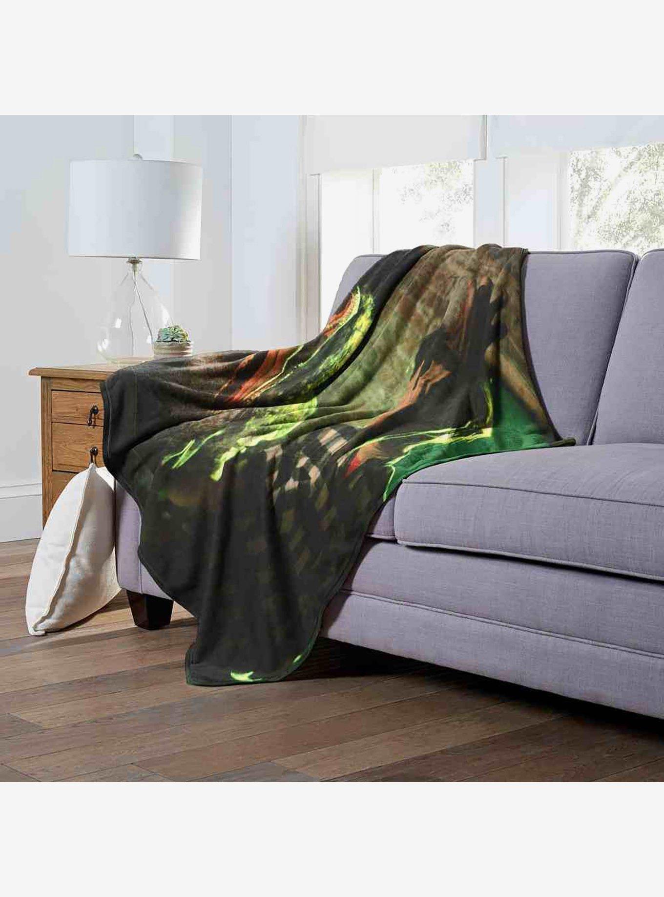 Beetlejuice Deformed Silk Touch Throw Blanket, , alternate