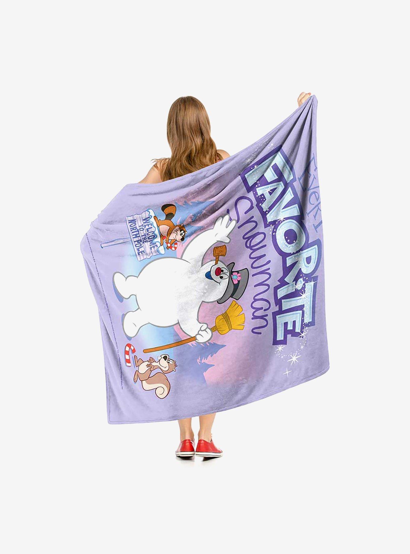 Frosty the Snowman Everyones Favorite Snowman Silk Touch Throw Blanket, , hi-res