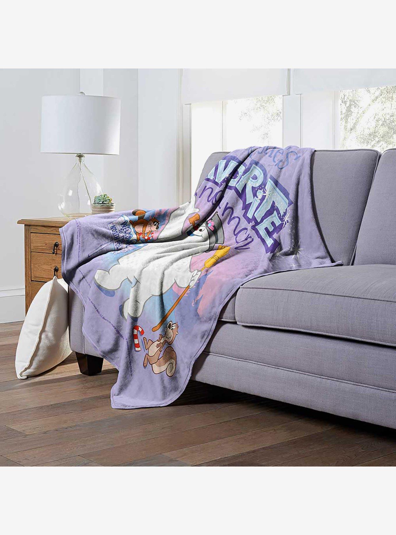 Frosty the Snowman Everyones Favorite Snowman Silk Touch Throw Blanket, , alternate