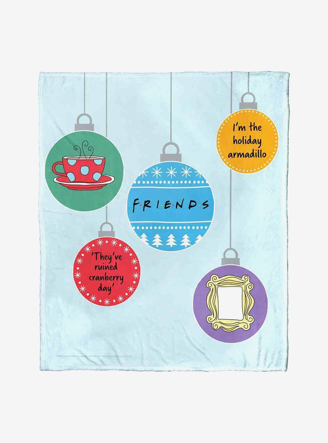 Friends Quippy Ornaments Silk Touch Throw Blanket, , hi-res