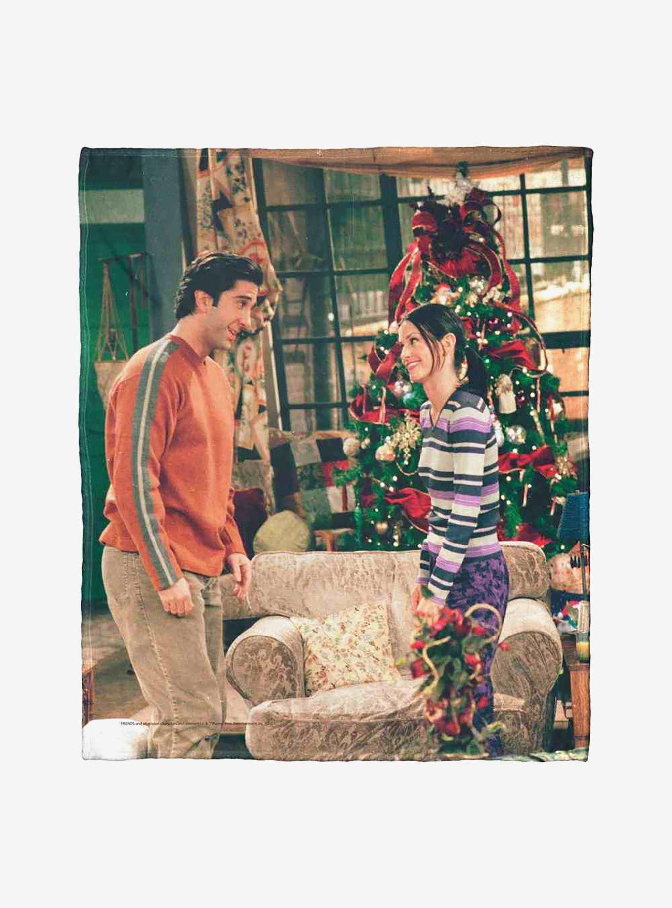 Friends Christmas Siblings Silk Touch Throw Blanket, , hi-res