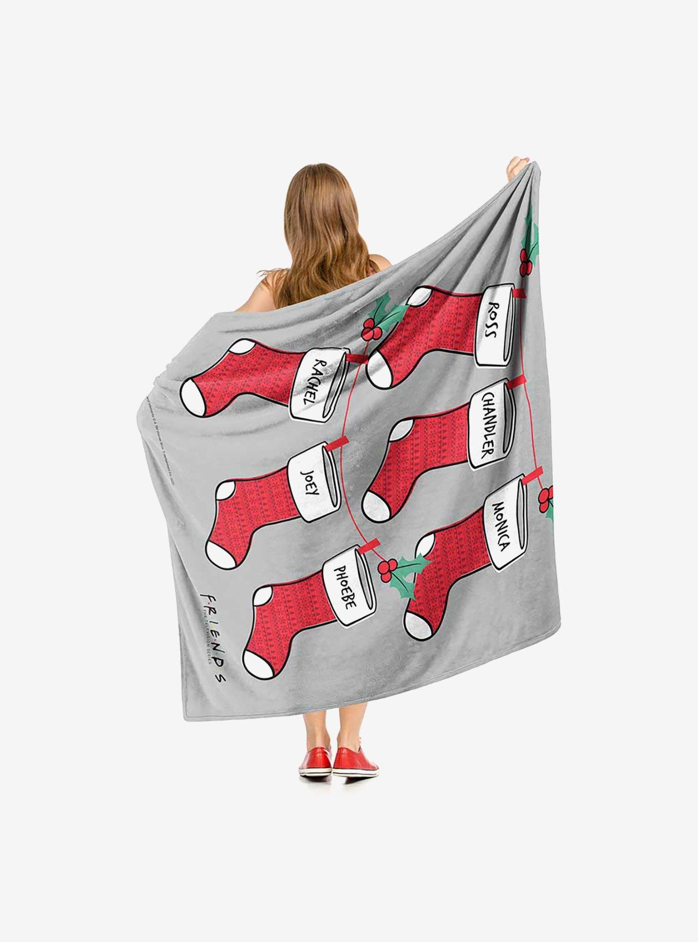 Friends Friends Stockings Silk Touch Throw Blanket, , hi-res