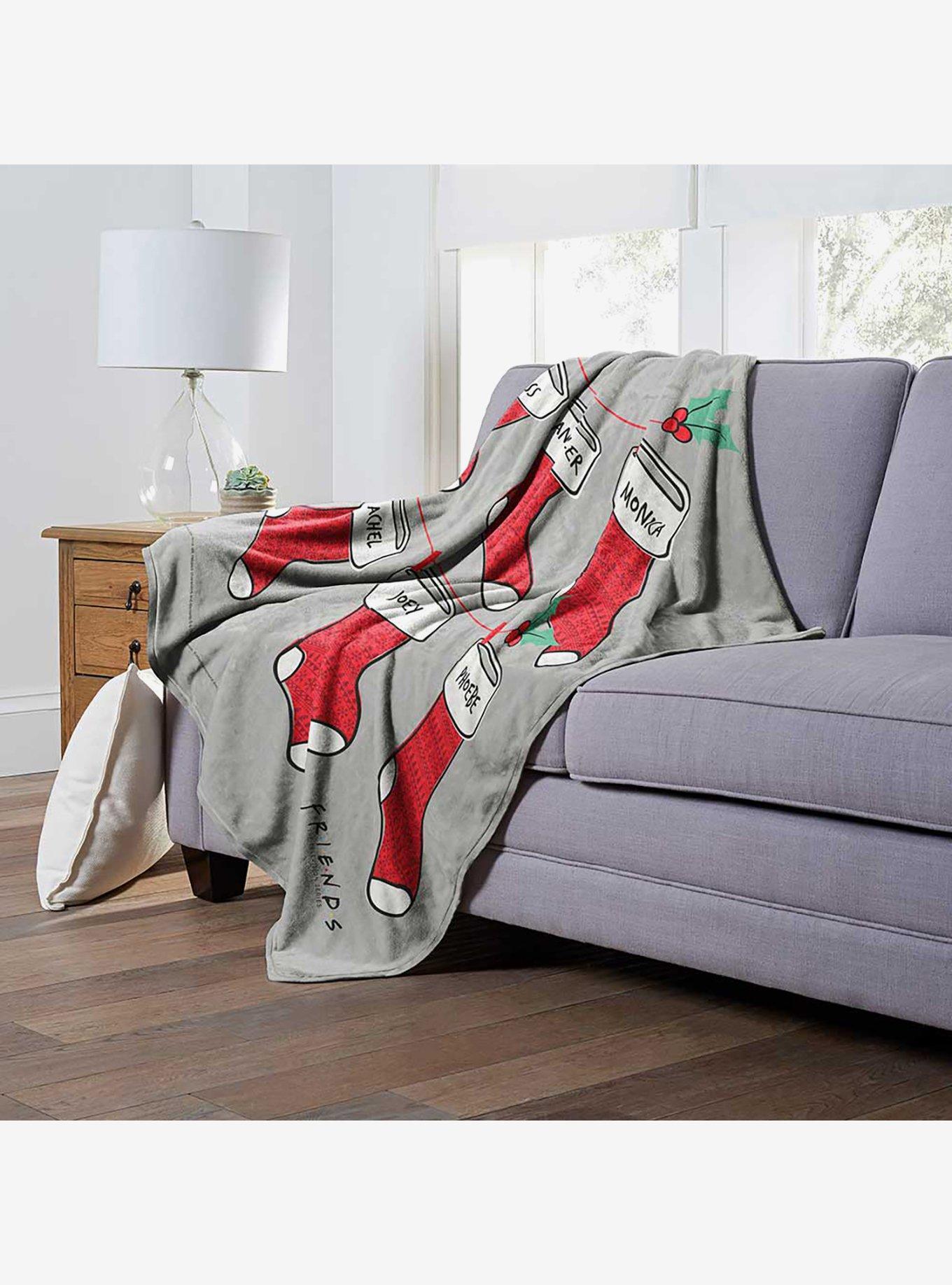 Friends Friends Stockings Silk Touch Throw Blanket, , alternate